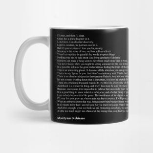 Marilynne Robinson Quotes Mug